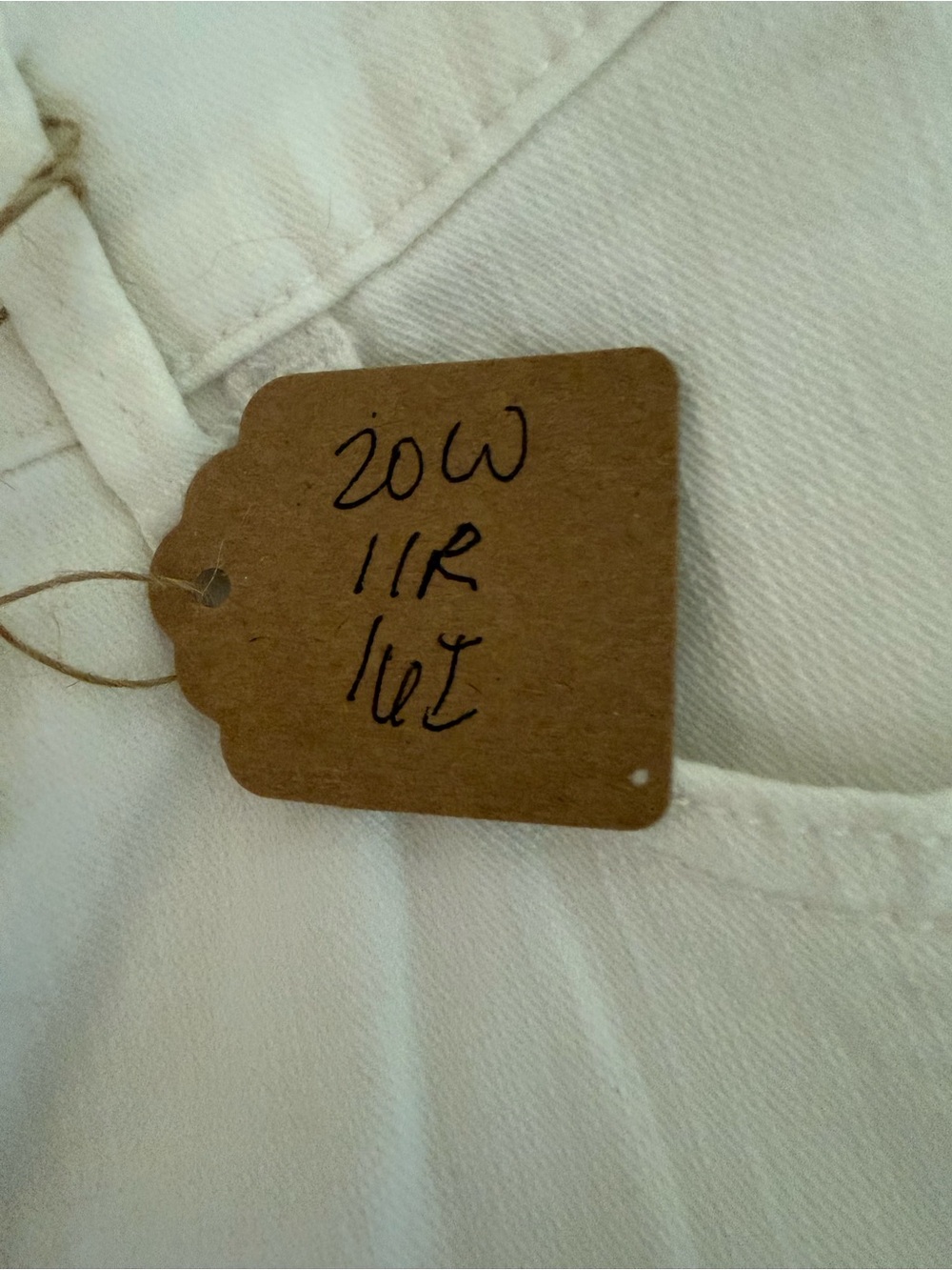 Gloria Vanderbilt Aiden Sloan White Casual Bahama shorts Crop pants Y2K boho - Picture 7 of 7